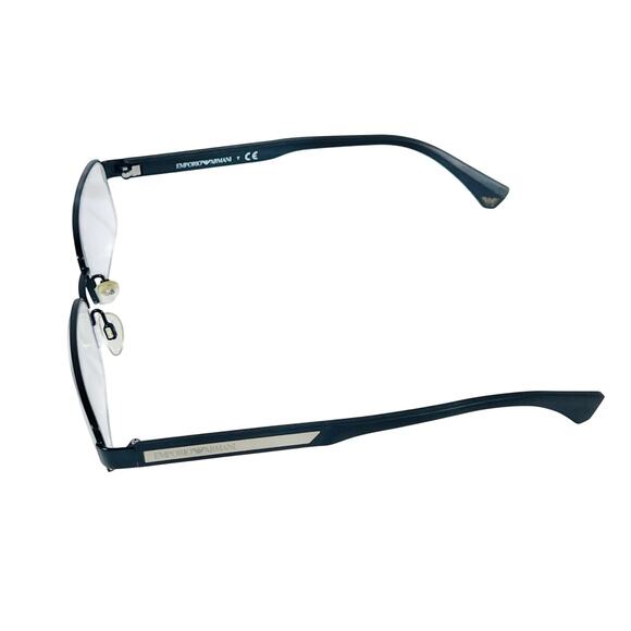 Emporio Armani Half Rim Designer Eyeglasses EA1029 56 18 140 Black Frames Used - Picture 6 of 15